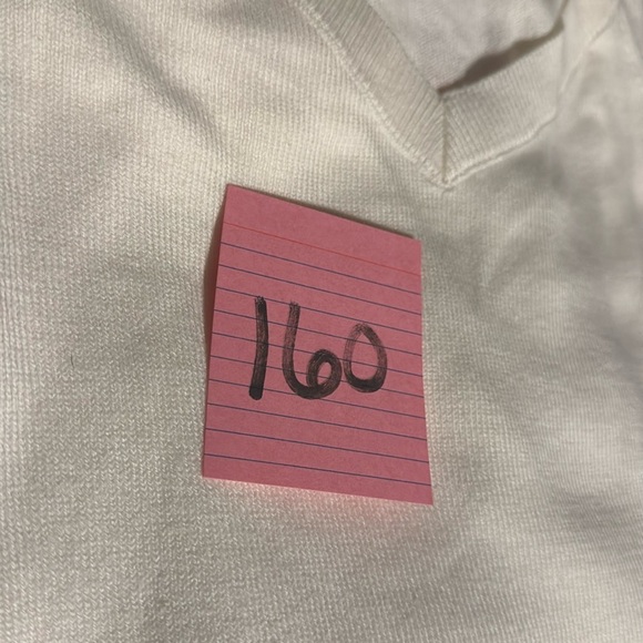 Lucky Brand Women's Cream V-Neck Sweater, XX-Large - Picture 5 of 15